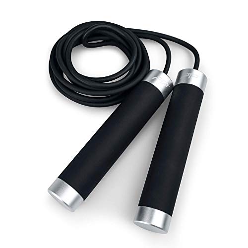 PTP Unisex – Erwachsene Skipping Rope Springseil, schwarz, One Size von PTP