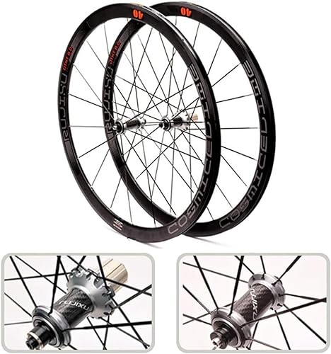 Fahrradräder, Rennradräder, 700c-Rennradräder, Kombination aus doppelwandigen Felgen, 40 mm 8–11-Gang-Lager, Carbonfaser-Räder von PTYYMX