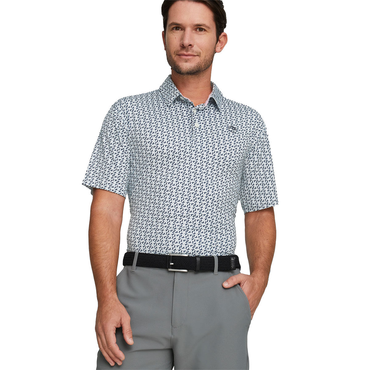 PUMA Golf Men's Navy Blue Comfortable Arnold Palmer MATTR Sixty Two Golf Polo Shirt, Size: S | American Golf von PUMA Golf