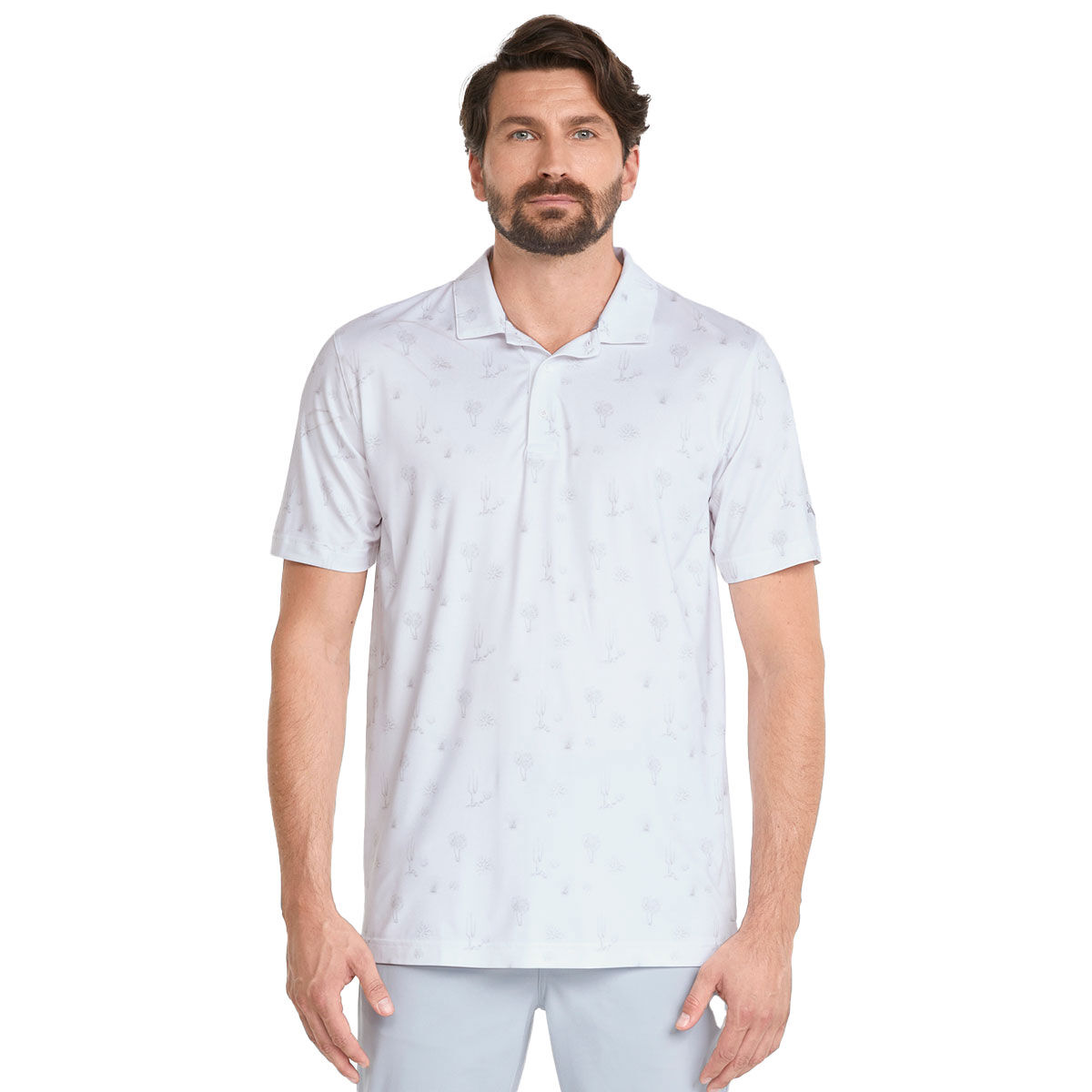 PUMA Men's CLOUDSPUN Conservation Stretch Golf Polo Shirt, Mens, White/high rise, Small | American Golf von PUMA Golf