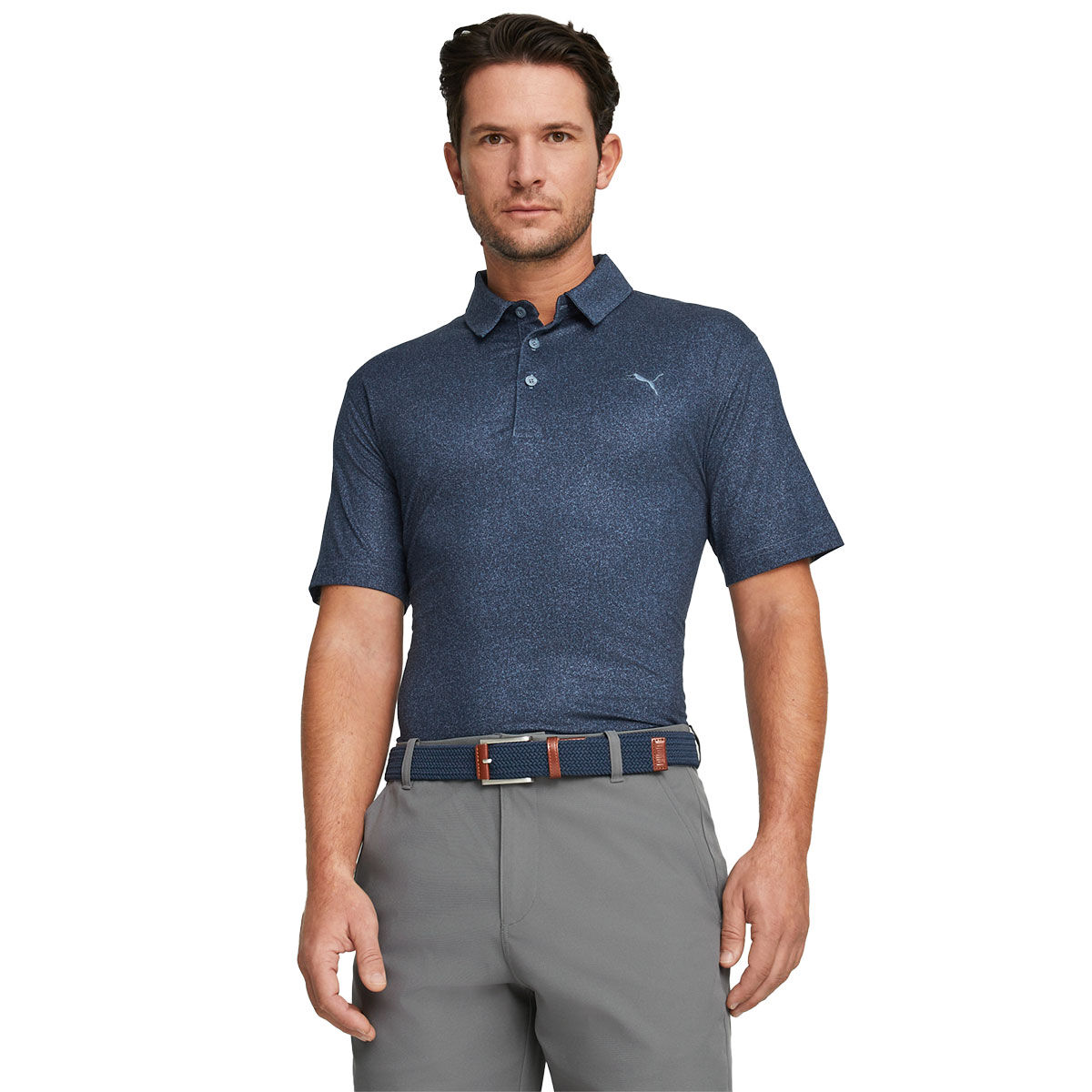 PUMA Men's CLOUDSPUN Primary Golf Polo Shirt, Mens, Evening sky, Small | American Golf von PUMA Golf
