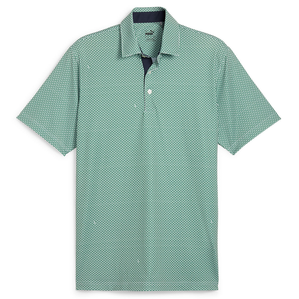 PUMA Men's MATTR Cups Golf Polo Shirt, Mens, White glow/vine, Large | American Golf von PUMA Golf