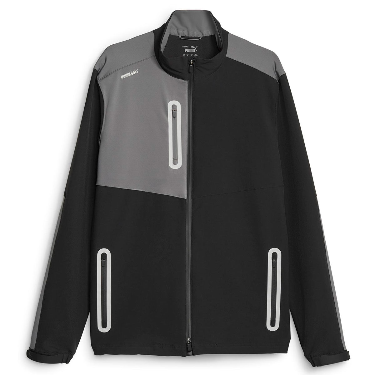 PUMA Men's Nordic DWR Full Zip Golf Jacket, Mens, Black/slate sky, Medium | American Golf von PUMA Golf