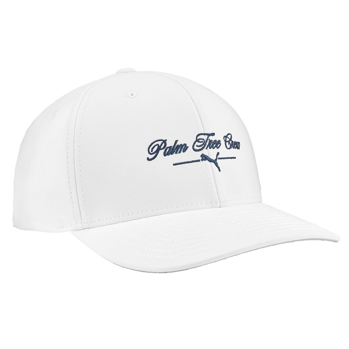 PUMA Men's PTC Script Tech Golf Cap, Mens, White glow/deep navy, One size | American Golf von PUMA Golf