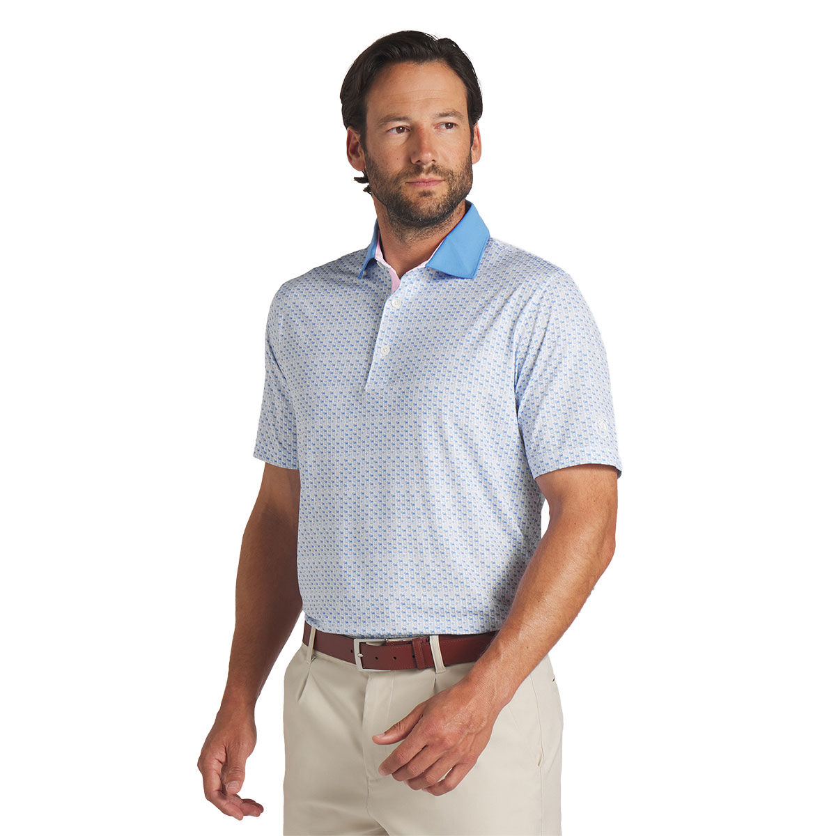 PUMA Men's X Arnold Palmer MATTR Iced Tea Golf Polo Shirt, Mens, Blue skies, Large | American Golf von PUMA Golf