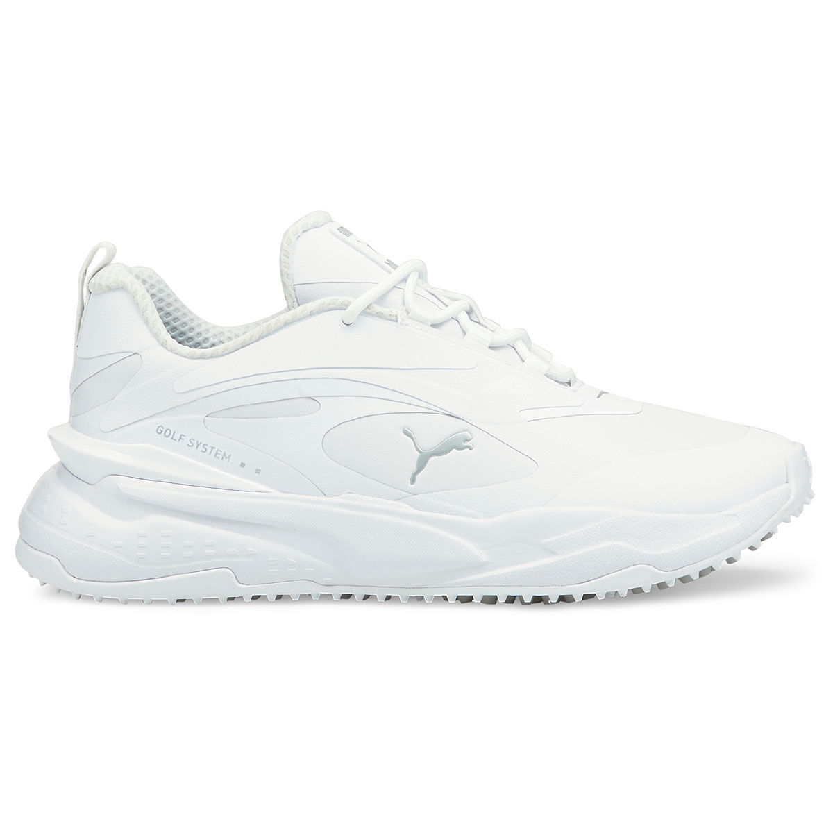 PUMA Womens GS-Fast Waterproof Spikeless Golf Shoes, Female, White/white, 6 | American Golf von PUMA Golf