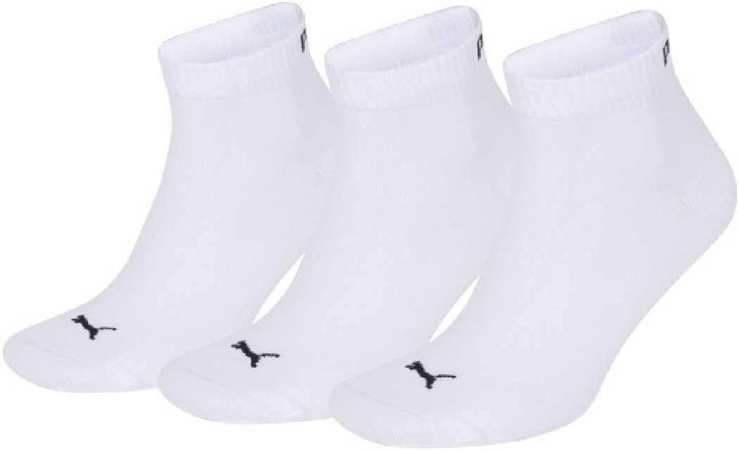 3 Paar Puma Sneaker Quarter Socken Gr. 35 - 49 Unisex für Damen Herren Füßlinge von Puma