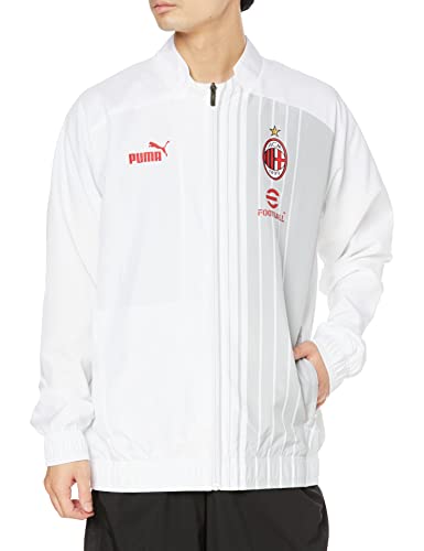 AC Milan 769276 Prematch Jacket Jacket Men's White-Tango Red XL von AC Milan
