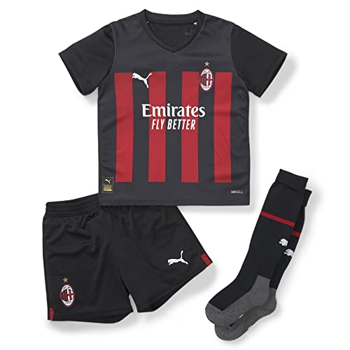 Milan, Jungen Ausrüstung, Saison 2022/23 Offizielle Heimtrikot von Milan
