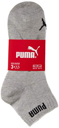 Puma 3er Pack Socken weiß/grau/schwarz EU 35-38 (UK 2.5-5) von PUMA