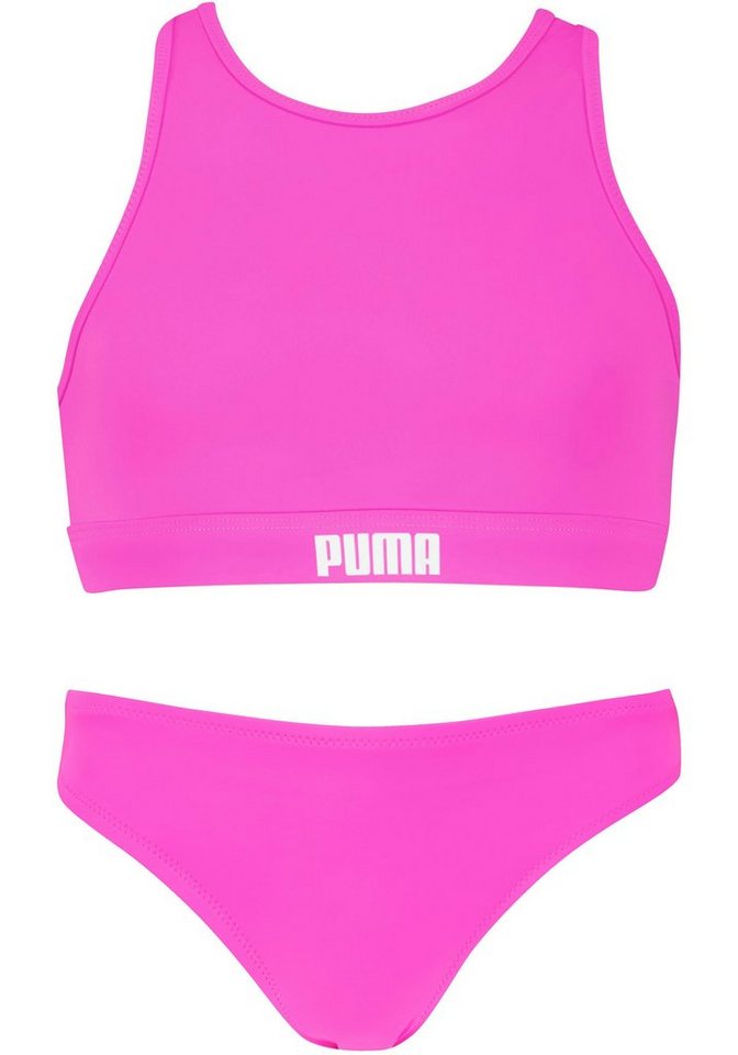 PUMA Bustier-Bikini (Set) Kinder-Swinwear mit Racer-Rücken von PUMA