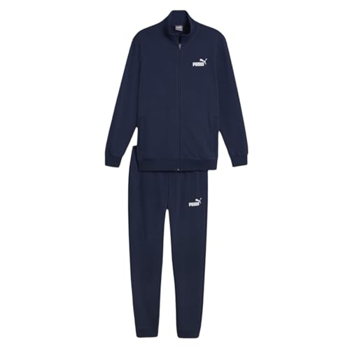 PUMA Herren Clean Sweat Suit Trainingsanzug, Club Navy, XL EU von PUMA