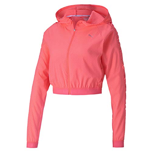 PUMA Damen Trainingsjacke Be Bold Woven, Ignite Pink, XL, 518925 von PUMA
