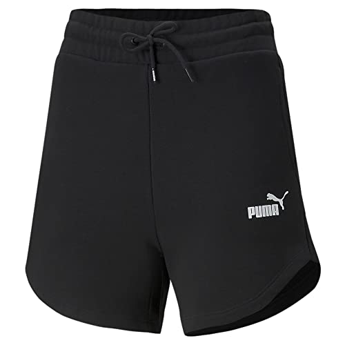 PUMA ESS 5" High Waist Shorts TR┃Sporthose für Damen, Puma Black, M von PUMA