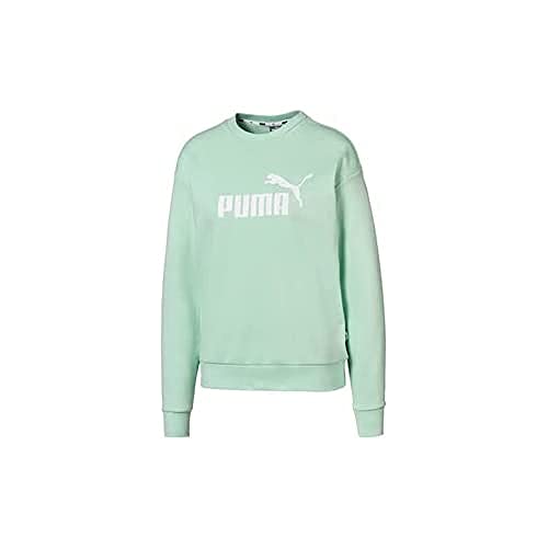 Puma Damen Felpa Wesentliche Crew Sweat Sweatshirt, Grün, XS von PUMA