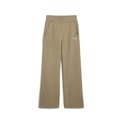 PUMA Damen Her High Waist Straight Leg Pants FL Gestrickte Hosen, Eichen-Zweig, XL EU von PUMA