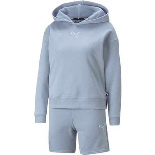 PUMA Damen Loungewear 17,8 cm Shorts Anzug FL Trainingsanzug, Blaue Wäsche, M von PUMA