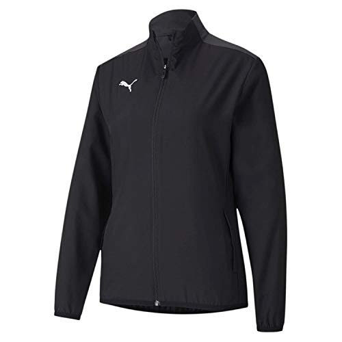 PUMA Damen teamGOAL 23 Sideline Jacket W Trainingsjacke, Black-Asphalt, L von PUMA