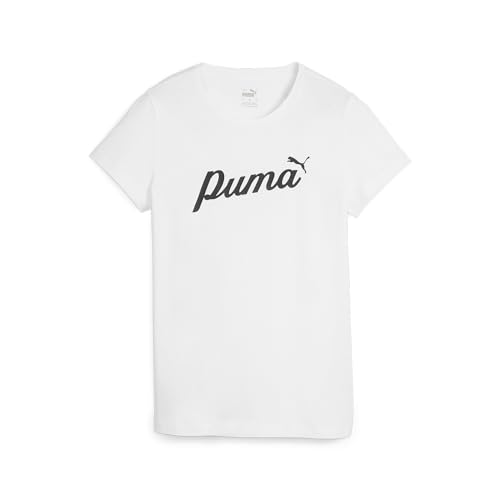PUMA ESS+ Script Tee, Unisex T-Shirts, PUMA White, 679315 von PUMA