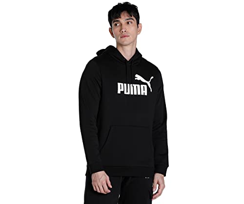 Puma Essential Big Logo Hoody 586686-01; Mens Sweatshirt; 586686-01_M; Black; EU; (M UK) von PUMA