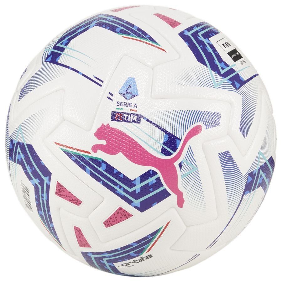 PUMA Fußball Serie A Orbita FIFA Quality Pro Matchball - Weiß/Blau/Sunset Glow von PUMA