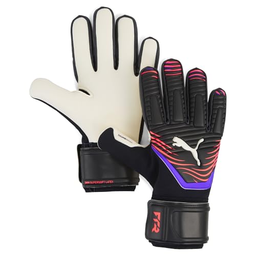 PUMA Future Match NC, Jungen Torwarthandschuhe, PUMA Black-Glowing Red-Purple Glimmer, 11-042067 von PUMA