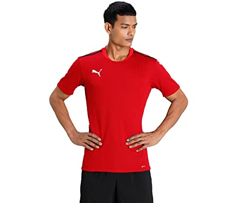 PUMA Herren, teamCUP Jersey T-shirt, Red, XL von PUMA