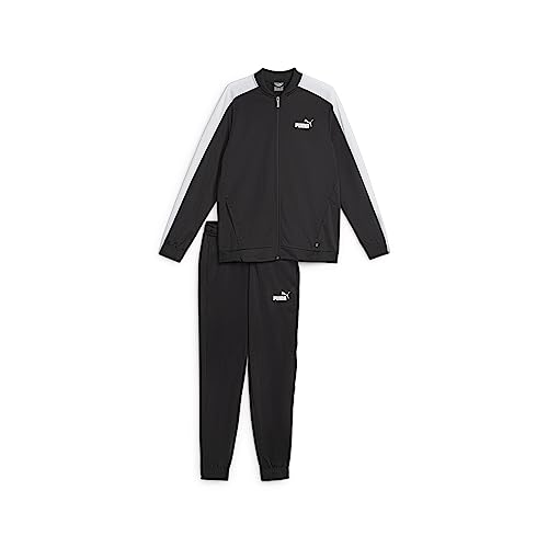 PUMA Herren Baseball-Trikot-Anzug Trainingsanzug, Schwarz, M von PUMA