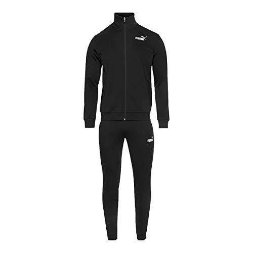 PUMA Herren Clean Sweat Suit Trainingsanzug, Schwarz, S von PUMA