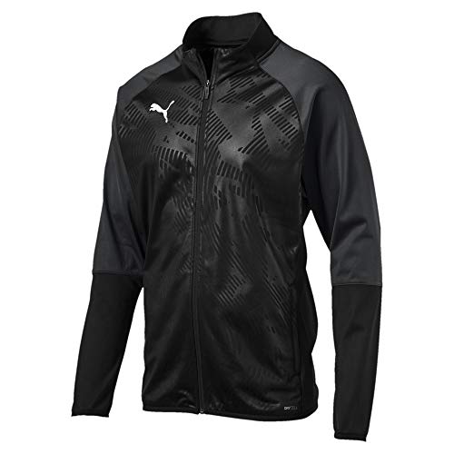 PUMA Herren Cup Training Poly Jacket Core Trainingsjacke, Black-Asphalt, S von PUMA