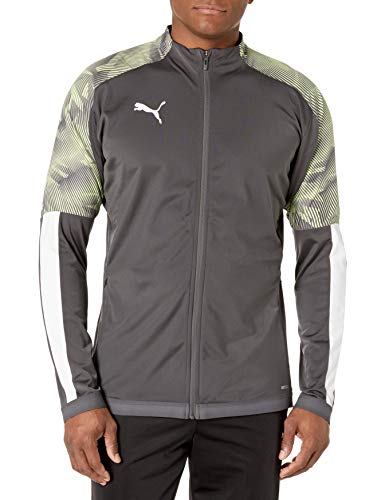 PUMA Herren Cup Trainingsjacke, Asphalt/Fizzy Yellow, XXL von PUMA