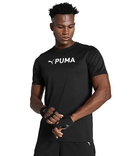 PUMA Herren Puma Fit Ultrabreathe Tee T Shirt, Schwarz, S EU von PUMA