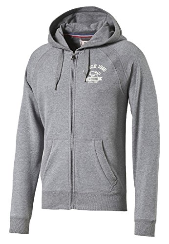 PUMA Herren Jacke Style Athl Tr 832254 03, Gr. M, Grau (Medium Gray Heather) von PUMA