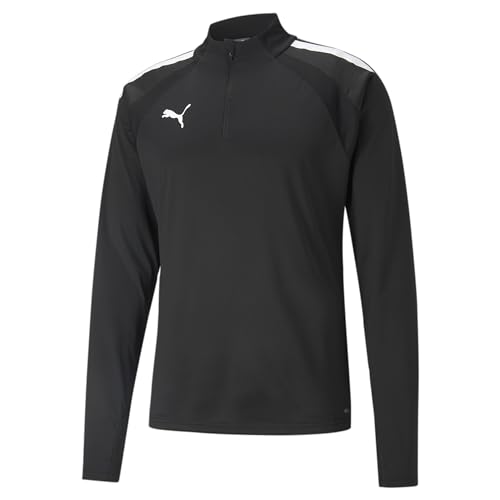 PUMA Herren Teamliga 14 Zip Top Pullover, Puma Black-puma White, XXL EU von PUMA