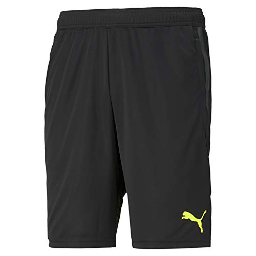 PUMA Herren individualCUP Shorts Black-Yellow Alert, XL von PUMA