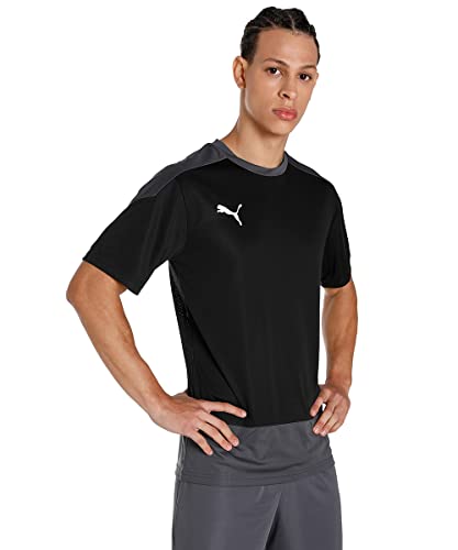 PUMA Herren teamGOAL 23 Training Jersey T-Shirt, Black-Asphalt, L von PUMA