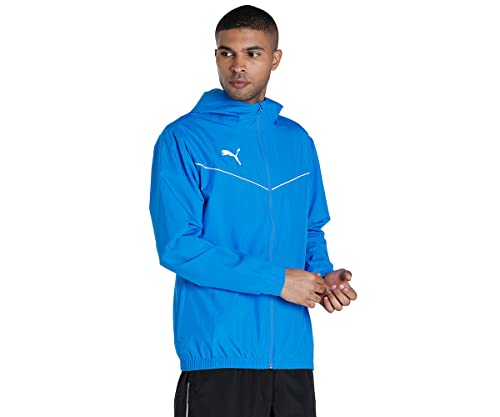 Puma Herren teamRISE All Weather Jacket Trainingsjacke, Electric Blue Lemonade, L von PUMA