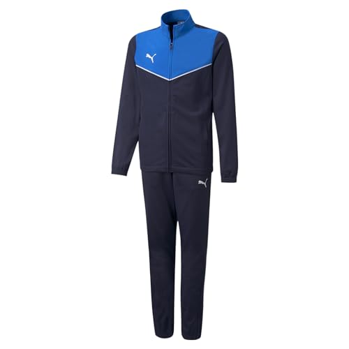 PUMA Jungen Individualrise Trainingsanzug Jr Trainingsanzug, Electric Blue Lemonade-Peacoat, 128 von PUMA