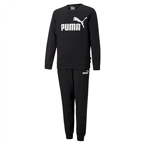 PUMA Jungen No.1 Logo Sweat Suit Fl B Trainingsanzug, Puma Schwarz, 176 EU von PUMA