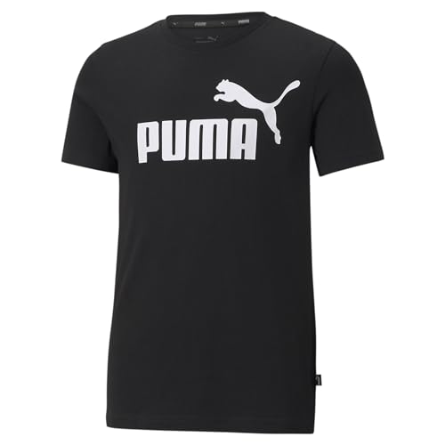 PUMA Jungen T-shirt, Puma Black, 104 von PUMA