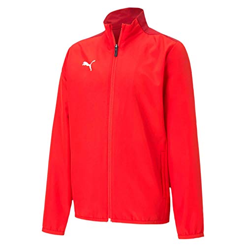 PUMA Unisex Kinder, teamGOAL 23 Sideline Jacket Jr Trainingsjacke, Red-Chili Pepper, 128 von PUMA