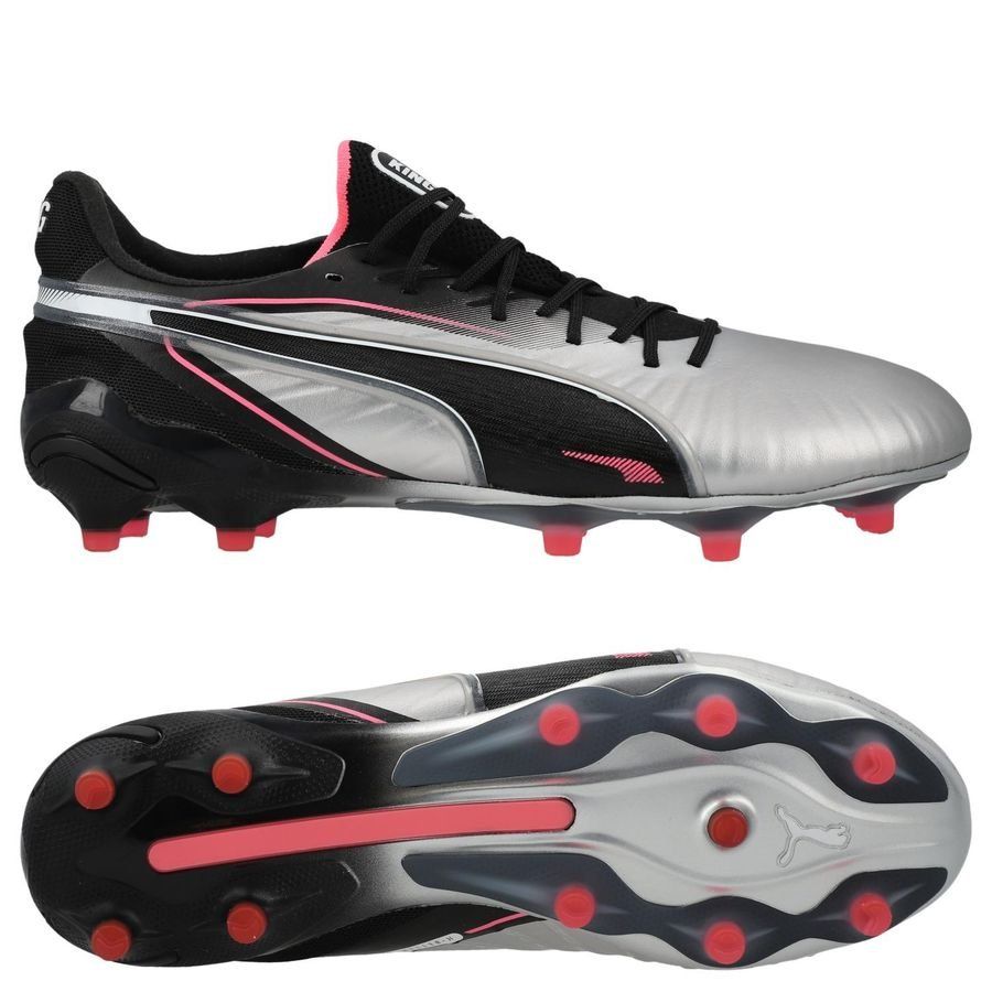 PUMA King Ultimate FG/AG Audacity - Silber/Schwarz/Gelb/Weiß Damen von PUMA