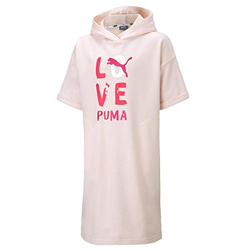 PUMA Mädchen Alpha Dress G Kleid, Rosa, 3-4Y von PUMA