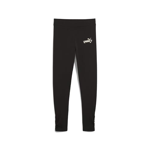 PUMA Mädchen FLAMING LOVE Leggings G jogginghose damen, PUMA Black, 164 von PUMA