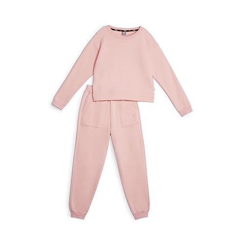 PUMA Mädchen Loungewear Suit FL G Trainingsanzug, Pfirsich-Smoothie, 164 von PUMA