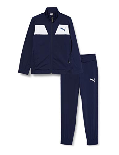 PUMA Poly Suit cl B Trainingsanzug, Kinder, Blau, 7-8 Jahre von PUMA