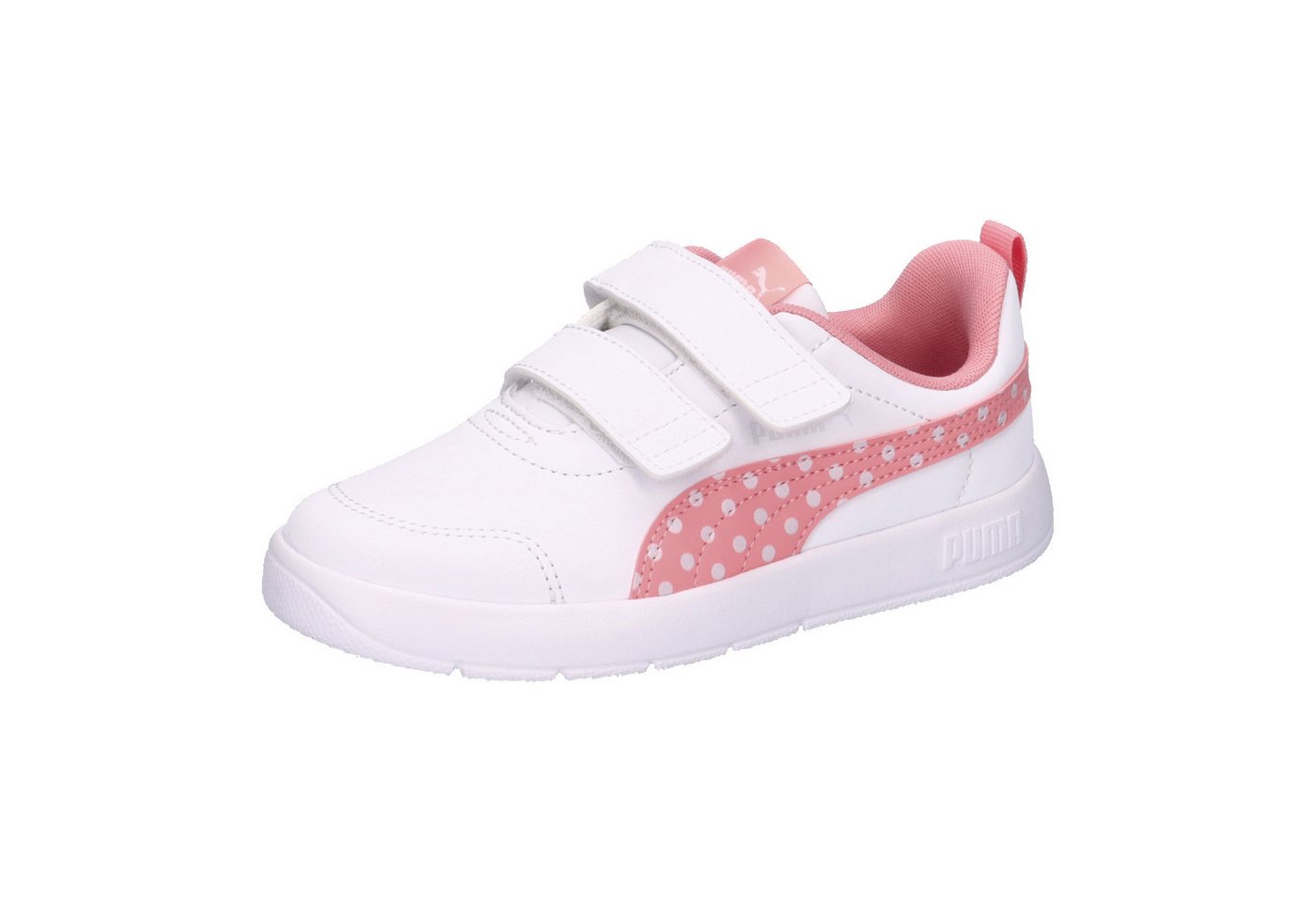 PUMA Puma Mädchen Sneaker Courtflex V3 Dotty V PS 398758 Sneaker von PUMA