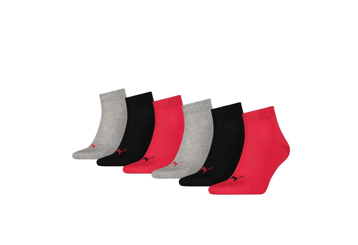 PUMA Sneakersocken Unisex Quarter-Socken, 6er Pack - Sneaker, ECOM von PUMA