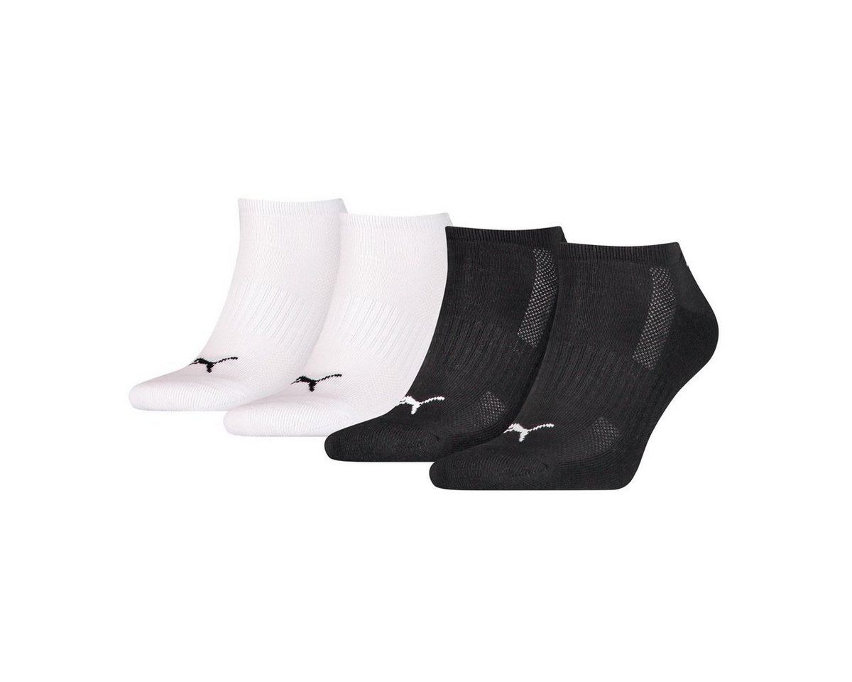 PUMA Sportsocken Unisex Sneaker-Socken, 4er Pack - ECOM, Cushioned von PUMA