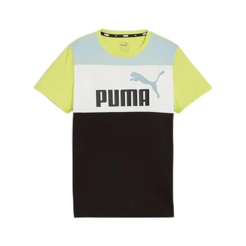 PUMA T-Shirt Ess Block Boy T-Shirt M/C Lime 16 Jahre von PUMA